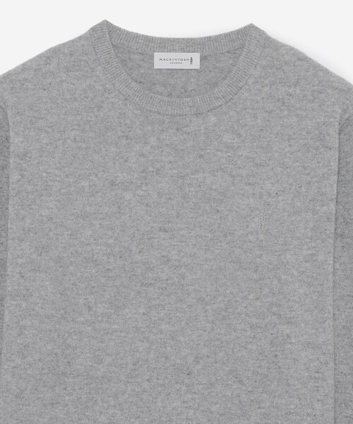 MACKINTOSH LONDON（マッキントッシュ ロンドン）の「12G天竺エクストラファインウールクルーネックニット（ニット/セーター・メンズ・ブラウン系その他/パープル/グレー・M/XL/L）」の5枚目の写真