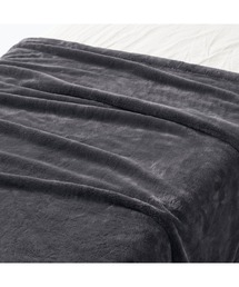 無印良品(ムジルシリョウヒン)の再生ポリエステル あたたかファイバー厚手毛布・D 180×200cm(寝具)