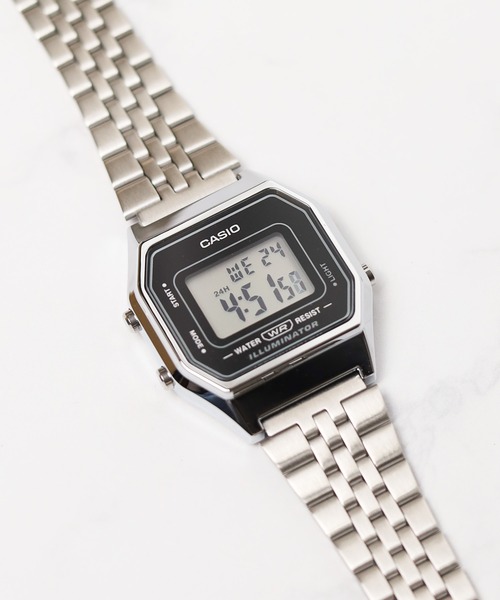 CASIO(カシオ)の「【RES】【CASIO(カシオ)】デジタル BOYS(デジタル腕時計・レディース・ブラック/シルバー/ブラック系その他/ブルー系その他・FREE)」の1枚目の写真