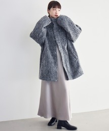 RETRO GIRL（レトロガール）の「【WEB限定】シャギースタンドカラーコート（ステンカラーコート）」