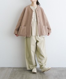 オオカミとシロクマのヴィーカ“ロングメルトン”（ノーカラー