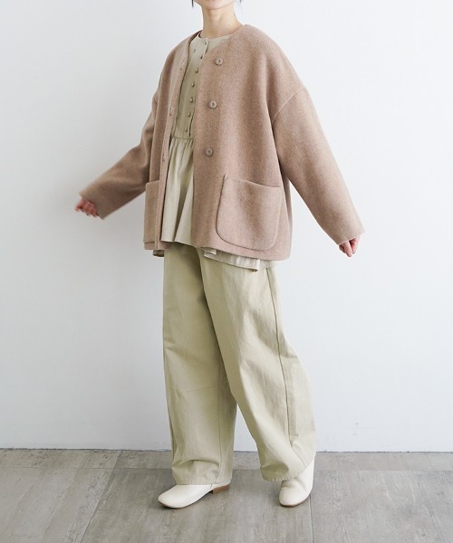 オオカミとシロクマのヴィーカ（ノーカラージャケット）｜オオカミと