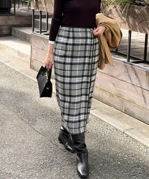 MICO COULIER | チェックラップスカート(スカート)