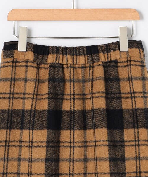 MICO COULIER（ミコクリエ）の「チェックラップスカート（スカート