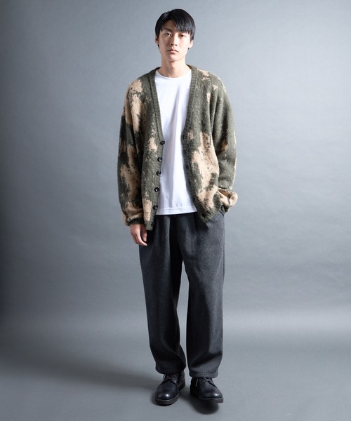 セール】PF:MOHAIR LIKE GRANGE CARDIGAN/モヘア調グランジ