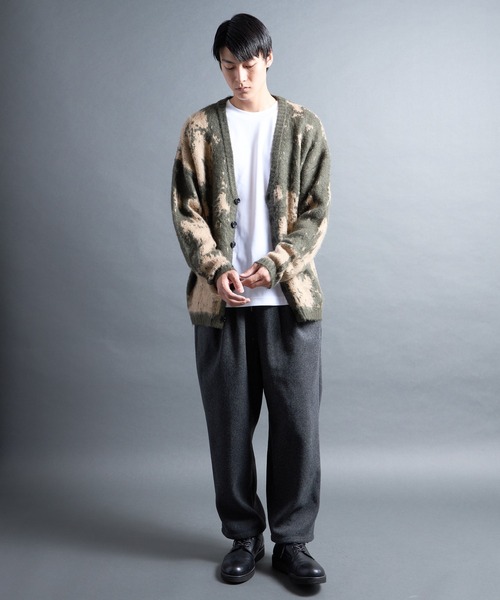 セール】PF:MOHAIR LIKE GRANGE CARDIGAN/モヘア調グランジ