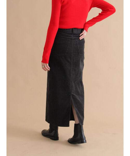 sm2rhythm(サマンサモスモスリズム)の「コーデュロイロングスカート(スカート・レディース・ベージュ/ブルー/チャコールグレー・M/L)」の5枚目の写真
