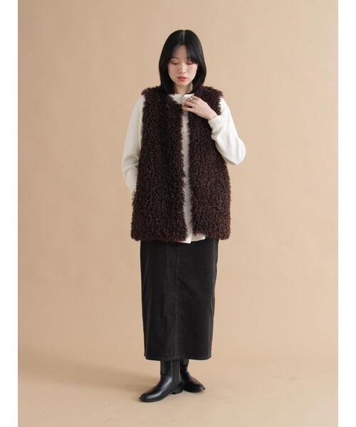 sm2rhythm(サマンサモスモスリズム)の「コーデュロイロングスカート(スカート・レディース・ベージュ/ブルー/チャコールグレー・M/L)」の11枚目の写真