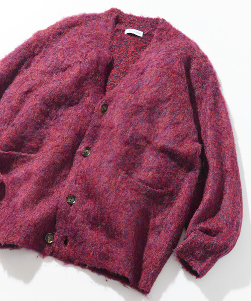 FREAK'S STORE（フリークスストア）の「シャギーニット リラックスカーディガン（カーディガン/ボレロ・メンズ・ベージュ/ブラウン/チャコールグレー/レッド/ブルー/グリーン・SMALL/MEDIUM/LARGE）」の6枚目の写真