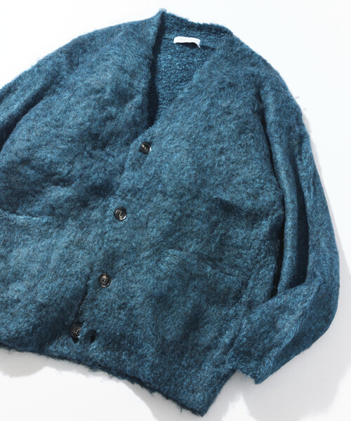 FREAK'S STORE（フリークスストア）の「シャギーニット リラックスカーディガン（カーディガン/ボレロ・メンズ・ベージュ/ブラウン/チャコールグレー/レッド/ブルー/グリーン・SMALL/MEDIUM/LARGE）」の5枚目の写真