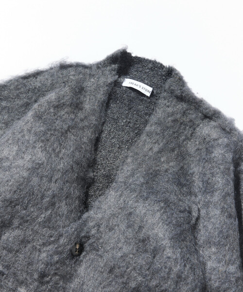 FREAK'S STORE（フリークスストア）の「シャギーニット リラックスカーディガン（カーディガン/ボレロ・メンズ・ベージュ/ブラウン/チャコールグレー/レッド/ブルー/グリーン・SMALL/MEDIUM/LARGE）」の8枚目の写真