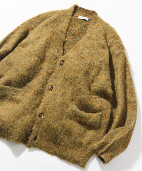 FREAK'S STORE（フリークスストア）の「シャギーニット リラックスカーディガン（カーディガン/ボレロ・メンズ・ベージュ/ブラウン/チャコールグレー/レッド/ブルー/グリーン・SMALL/MEDIUM/LARGE）」の18枚目の写真