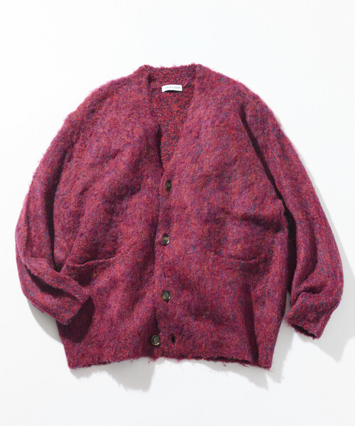 FREAK'S STORE（フリークスストア）の「シャギーニット リラックスカーディガン（カーディガン/ボレロ・メンズ・ベージュ/ブラウン/チャコールグレー/レッド/ブルー/グリーン・SMALL/MEDIUM/LARGE）」の20枚目の写真