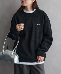 PENNEYS（ぺニーズ）の「裏地がボアで暖かい！【Penneys THE FOX】別注 キツネワッペンコーデュロイ裏ボアプルオーバースウェット　裏ボアトレーナー（スウェット）」