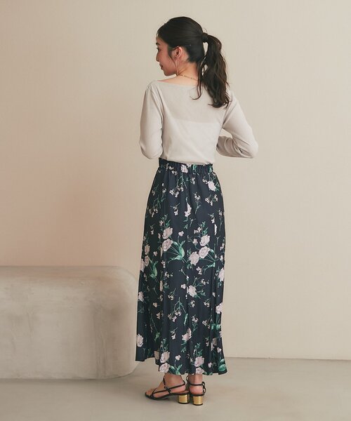 ラブティックボンボン ✳︎スクエアドットマーメイドスカート38ホワイト✳︎美品 ラブティックボンボン ✳︎スクエアドットマーメイドスカート38