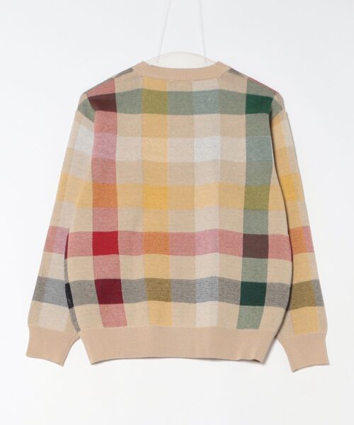 Arnold Palmer（アーノルドパーマー）の「シェア パーマーチェック ジャガードニット プルオーバー（ニット/セーター・レディース・ネイビー/ベージュ/アイボリー・LL/L/M/S/XS）」の8枚目の写真