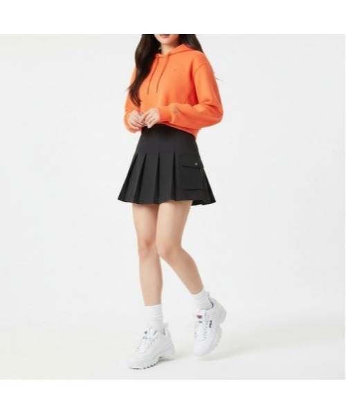 FILA（フィラ）の「Packet Point Pleated Skirt（スカート・レディース・ベージュ/ブラック・S/XS/L/M）」の6枚目の写真