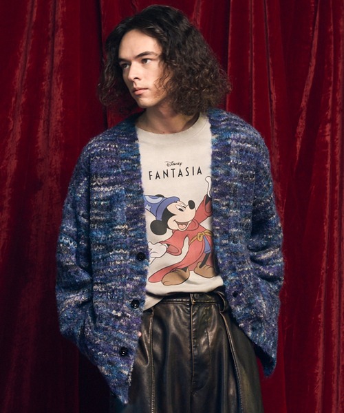 MAISON SPECIAL(メゾンスペシャル)の「《UNISEX》Italian Imported Yarn Prime-Over V-neck cardigan/イタリアンインポートヤーンプライムオーバーVネックカーディガン【MAISON SPECIAL/メゾンスペシャル】(カーディガン/ボレロ・メンズ・グリーン/オレンジ/ブルー・1/2)」の1枚目の写真