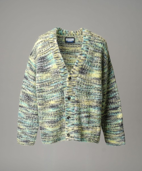 MAISON SPECIAL(メゾンスペシャル)の「《UNISEX》Italian Imported Yarn Prime-Over V-neck cardigan/イタリアンインポートヤーンプライムオーバーVネックカーディガン【MAISON SPECIAL/メゾンスペシャル】(カーディガン/ボレロ・メンズ・グリーン/オレンジ/ブルー・1/2)」の17枚目の写真
