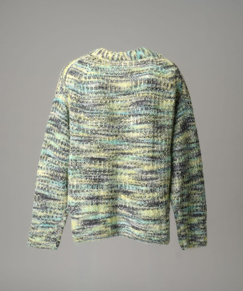 MAISON SPECIAL(メゾンスペシャル)の「《UNISEX》Italian Imported Yarn Prime-Over V-neck cardigan/イタリアンインポートヤーンプライムオーバーVネックカーディガン【MAISON SPECIAL/メゾンスペシャル】(カーディガン/ボレロ・メンズ・グリーン/オレンジ/ブルー・1/2)」の19枚目の写真