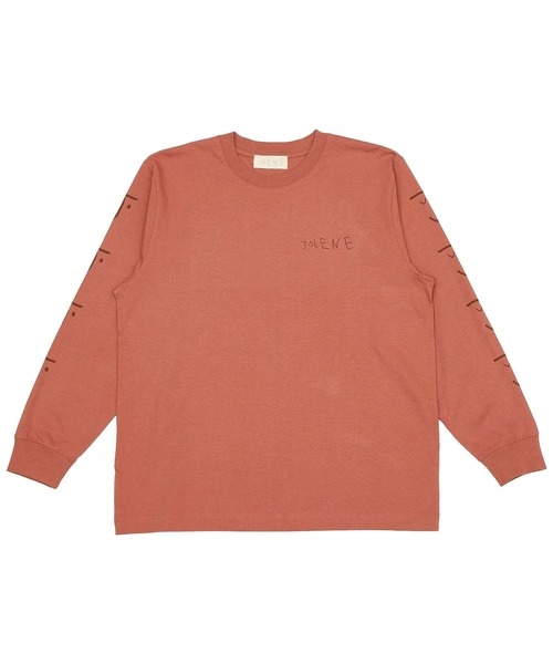 bonjour records（ボンジュールレコーズ）の「【Jolene/ジョリーン】 Long Sleeve Tee（Tシャツ/カットソー・メンズ・オレンジ/ホワイト・L/M/XL）」の2枚目の写真