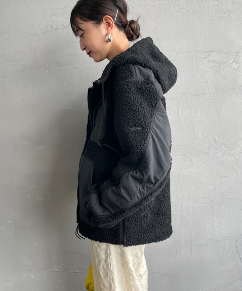 NANGA（ナンガ）の「[NANGA/ナンガ] ボアフリース フルジップパーカー（その他アウター・レディース・ブラック・L/M/S）」の6枚目の写真