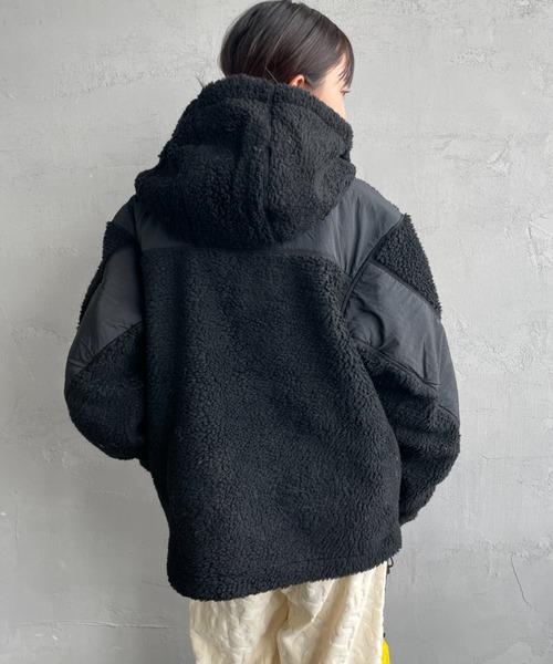 NANGA（ナンガ）の「[NANGA/ナンガ] ボアフリース フルジップパーカー（その他アウター・レディース・ブラック・L/M/S）」の7枚目の写真