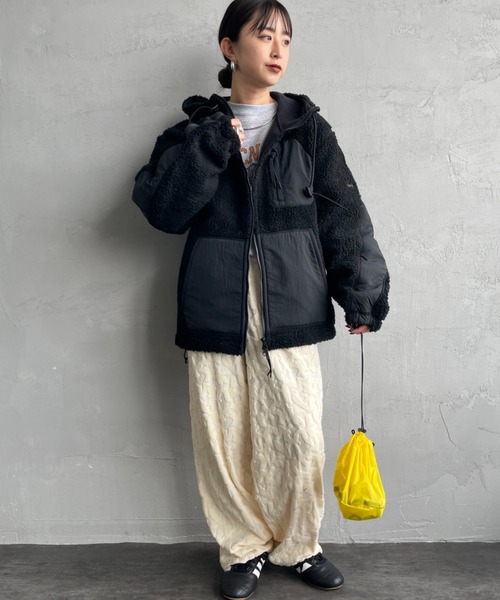 NANGA（ナンガ）の「[NANGA/ナンガ] ボアフリース フルジップパーカー（その他アウター・レディース・ブラック・L/M/S）」の8枚目の写真