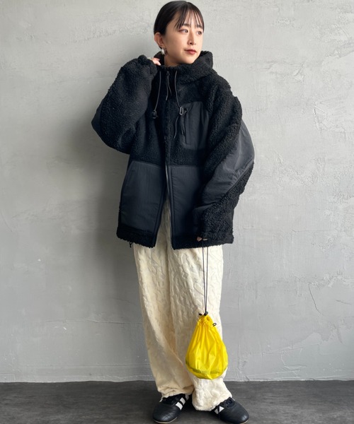 NANGA（ナンガ）の「[NANGA/ナンガ] ボアフリース フルジップパーカー（その他アウター・レディース・ブラック・L/M/S）」の12枚目の写真