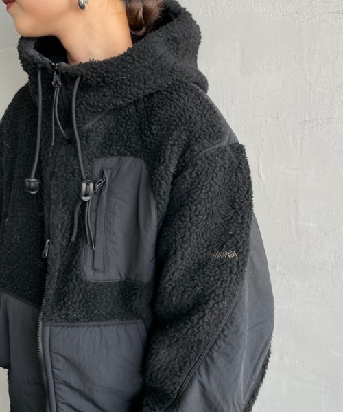 NANGA（ナンガ）の「[NANGA/ナンガ] ボアフリース フルジップパーカー（その他アウター・レディース・ブラック・L/M/S）」の13枚目の写真