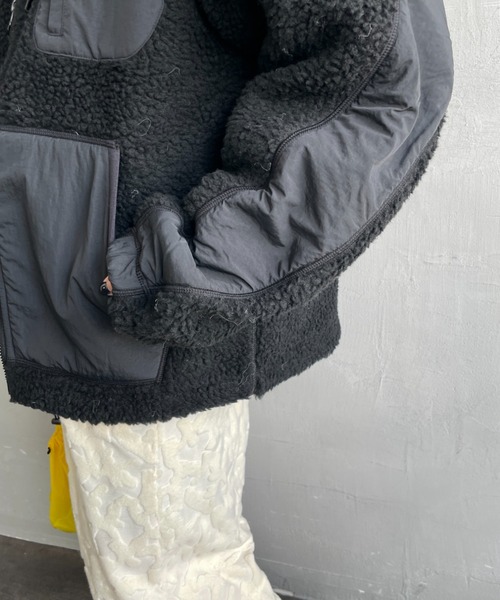 NANGA（ナンガ）の「[NANGA/ナンガ] ボアフリース フルジップパーカー（その他アウター・レディース・ブラック・L/M/S）」の15枚目の写真