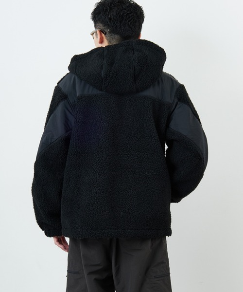 ぽ*ち様 NANGA ブラック アウター NANGA（ナンガ） ブルゾン アウター BOA FLEECE FULL ZIP PARKA ハンド
