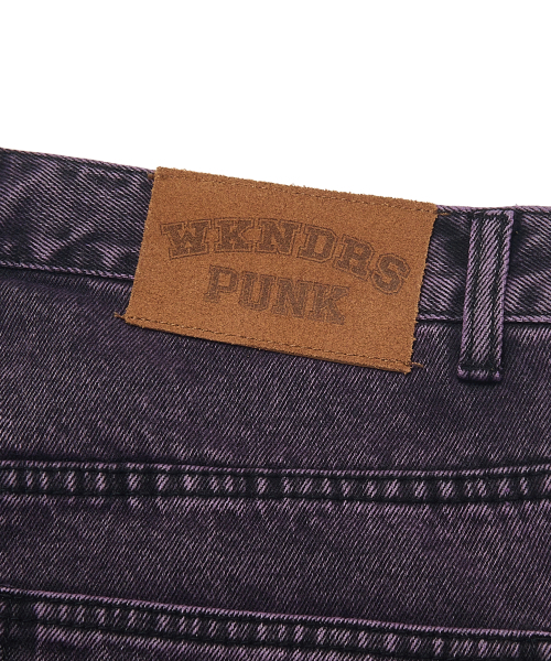 WKNDRS(ウィーキャンドース)の「パンクデニムショートパンツ(パープル)(その他パンツ・レディース・その他・X-LARGE/SMALL/MEDIUM/LARGE)」の7枚目の写真