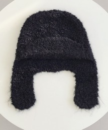 DAY CLOSET | 【耳まで暖かい/保温性・通気性あり】ループニット耳あて付きトルーパーハット レディース(ニットキャップ/ビーニー)