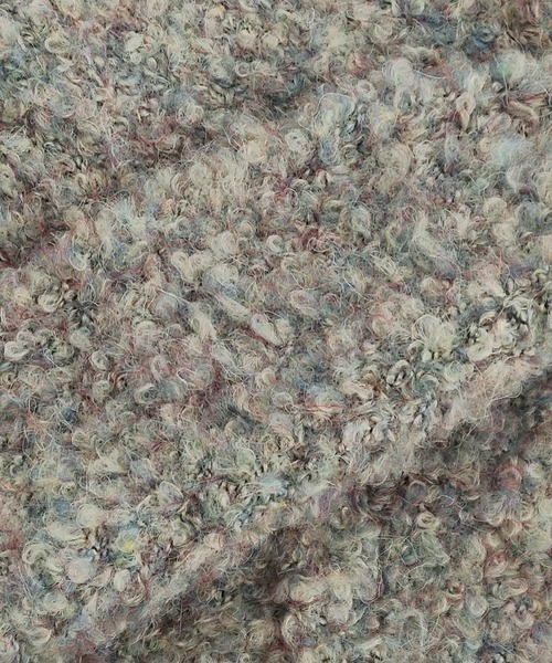 DAY CLOSET（デイ クローゼット）の「【耳まで暖かい/保温性・通気性あり】ループニット耳あて付きトルーパーハット レディース（ニットキャップ/ビーニー・レディース・ブラウン/ホワイト/ブルーグレー/ブラック/モカ・ONE SIZE）」の18枚目の写真