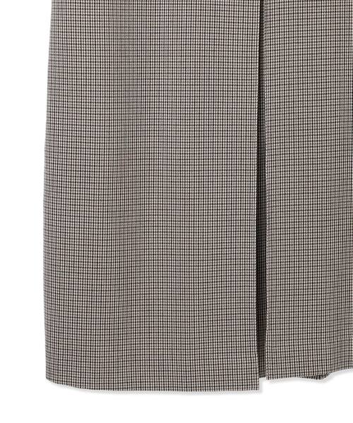A/C DESIGN BY ALPHA CUBIC（エーシーデザインバイアルファキュービック）の「【ローズオイル加工】千鳥柄ジャンスカワンピース（ワンピース・レディース・ブラウン/ブラック・9号/11号）」の20枚目の写真