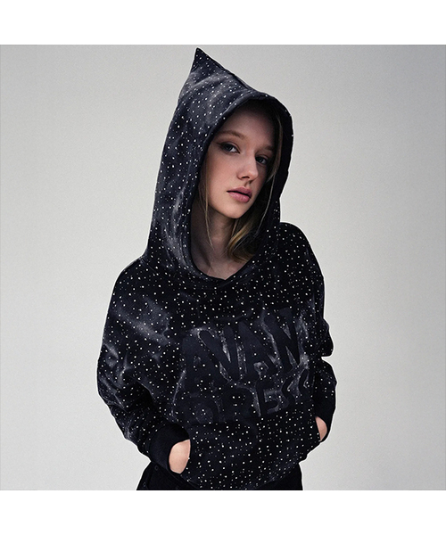 AVANDRESS(アバンドレス )の「Ink Rush Witch Hoody BLACK(パーカー・レディース・ブラック・SMALL/MEDIUM)」の1枚目の写真