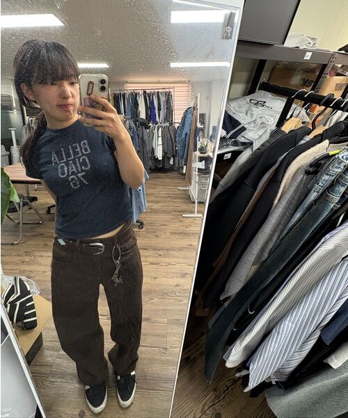 Millo Archive（ミロ アーカイブ）の「リフレクトカーブドパンツ[ブラウン]（デニムパンツ・メンズ・その他・SMALL/MEDIUM/LARGE/X-LARGE）」の12枚目の写真