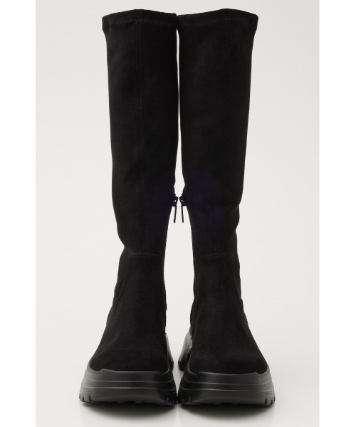 STACCATO(スタッカート)の「ネローストレッチヒートニーブーツ(ブーツ・レディース・ダークブラック・24.5cm/24cm/23.5cm/23cm)」の4枚目の写真