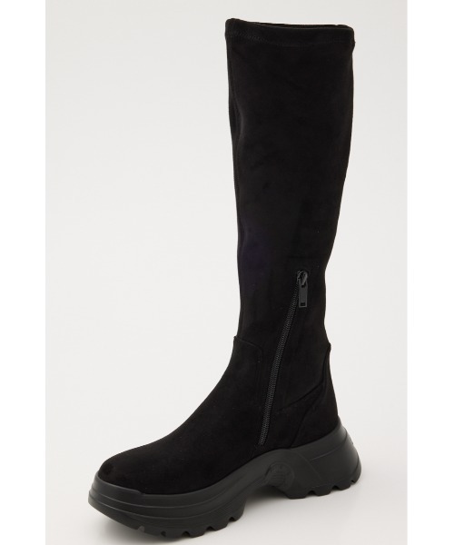 STACCATO(スタッカート)の「ネローストレッチヒートニーブーツ(ブーツ・レディース・ダークブラック・24.5cm/24cm/23.5cm/23cm)」の9枚目の写真