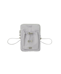 Kijun（キジュン）の「Drawstring Mini Bag Silver（メッセンジャーバッグ）」