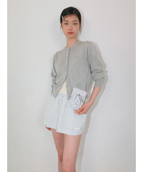 Kijun(キジュン)の「Drawstring Mini Bag Silver(メッセンジャーバッグ・レディース・その他・OS)」の4枚目の写真
