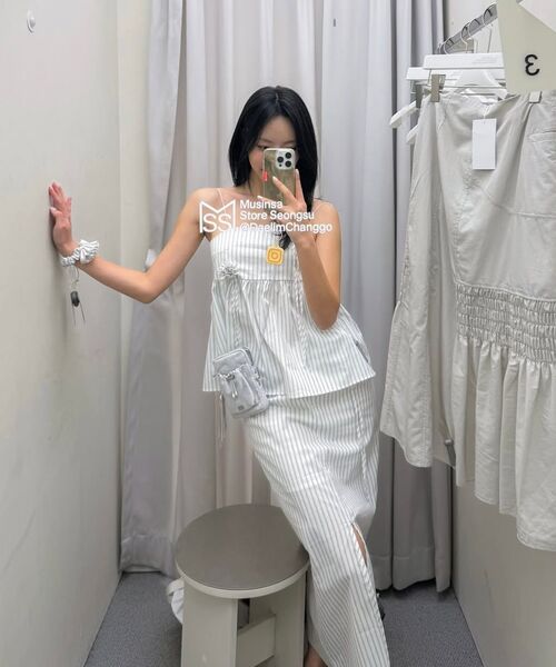 Kijun(キジュン)の「Drawstring Mini Bag Silver(メッセンジャーバッグ・レディース・その他・OS)」の5枚目の写真