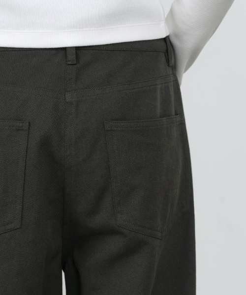MUSINSA STANDARD WOMAN（ムシンサスタンダードウーマン）の「ウィメンズコットンエクストラワイドパンツ[ダークグレー]（その他パンツ・レディース・その他・30/24/25/26/27/28/29）」の6枚目の写真