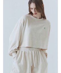 SALT AND CHOCOLATE（ソルトアンドチョコレート）の「SAC Terry Cropped Sweatshirt Cream 4W232Y002（スウェット）」