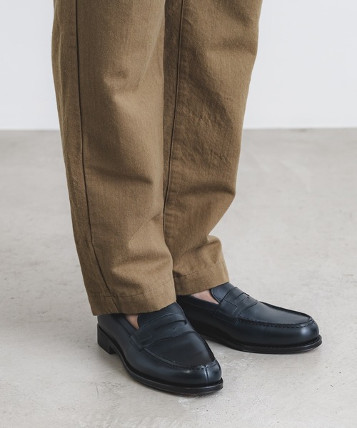 quadro（クオドロ）の「コットンウールヘリンボンイージーパンツ（その他パンツ・メンズ・オリーブ/ベージュ/ネイビー・MEDIUM）」の19枚目の写真