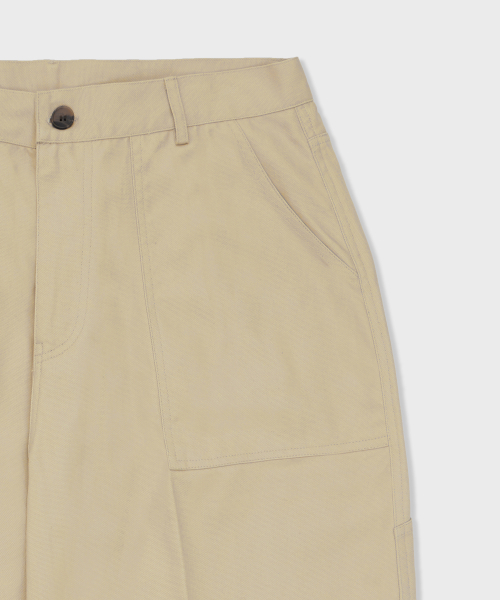 GLW（ジーエルダブリュ）の「カーペンター パティグ コットンパンツ ベージュ（その他パンツ・レディース・その他・SMALL/MEDIUM/LARGE）」の11枚目の写真