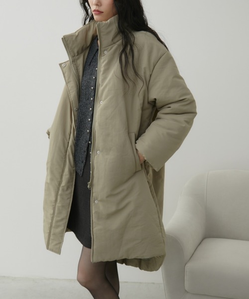 Aunt Marie's(アントマリーズ)の「中綿モンスターコート(ダウンジャケット/コート・レディース・アイボリー/ブラック/カーキ・FREE)」の1枚目の写真