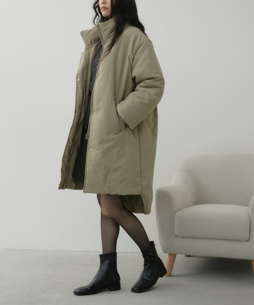 Aunt Marie's(アントマリーズ)の「中綿モンスターコート(ダウンジャケット/コート・レディース・アイボリー/ブラック/カーキ・FREE)」の19枚目の写真