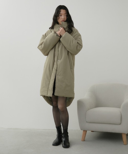 Aunt Marie's(アントマリーズ)の「中綿モンスターコート(ダウンジャケット/コート・レディース・アイボリー/ブラック/カーキ・FREE)」の20枚目の写真